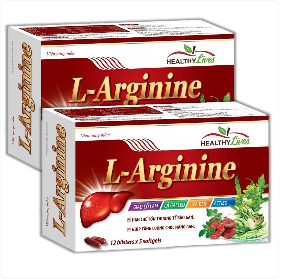 Viên uống giải độc gan L - Arginine Giúp Thanh nhiệt, giải độc, mát gan