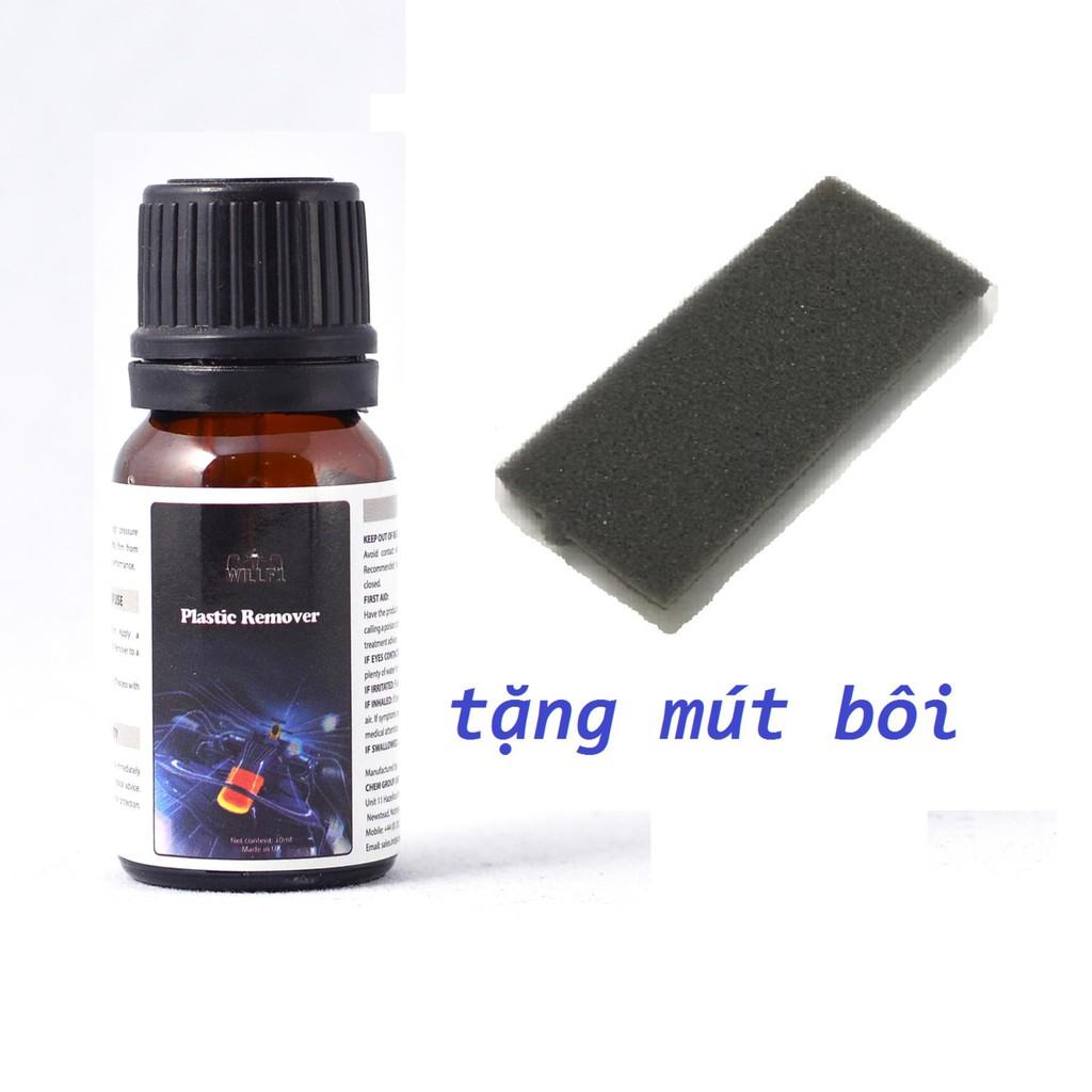 Chai Dung Dịch Phục hồi nhựa nhám Plastic Remover 10ml