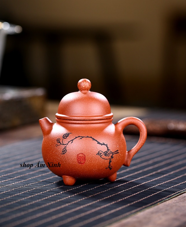 Ấm tử sa nghi hưng dung thiên 180 ml