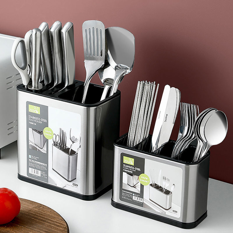 Ống cắm đũa thìa inox cao cấp 4 ngăn