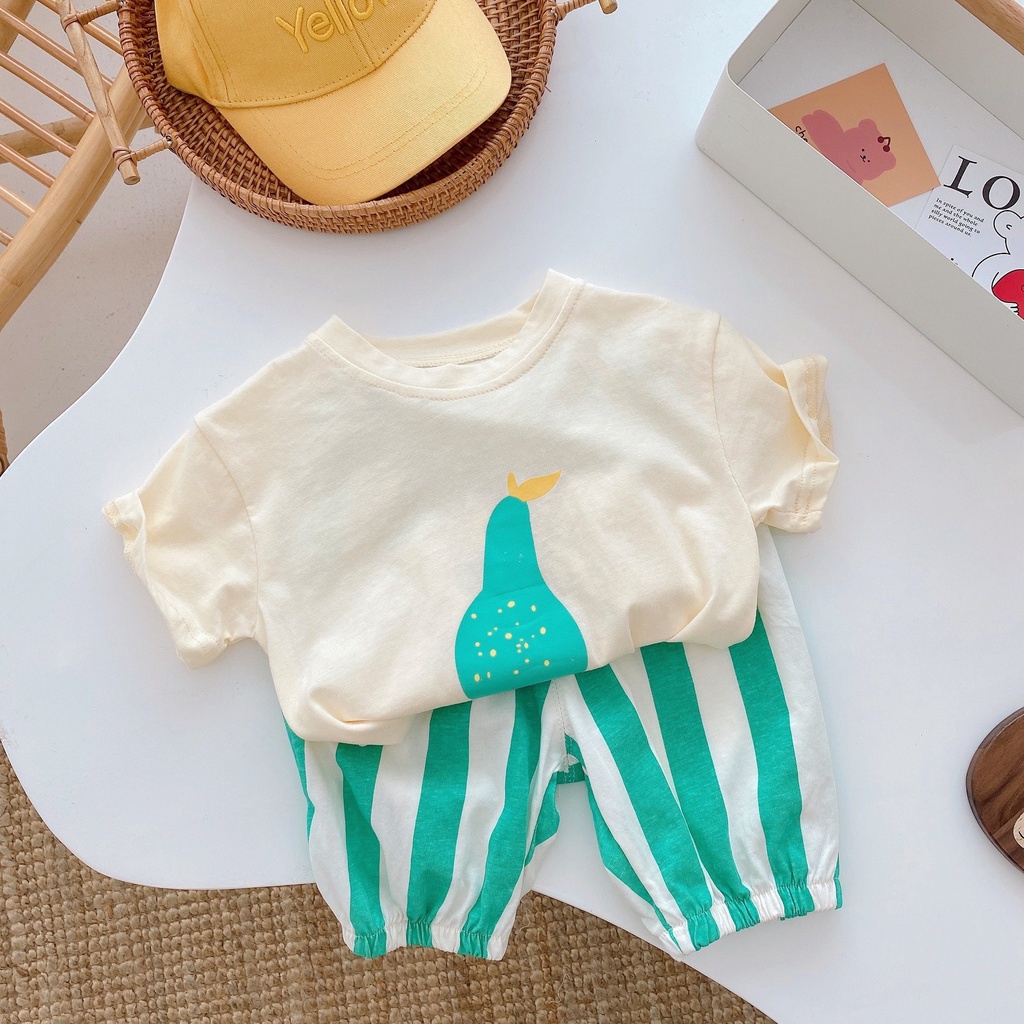 Đồ bộ bé trai và đồ bộ bé gái qate878 - đồ bộ cho bé trai và bé gái
