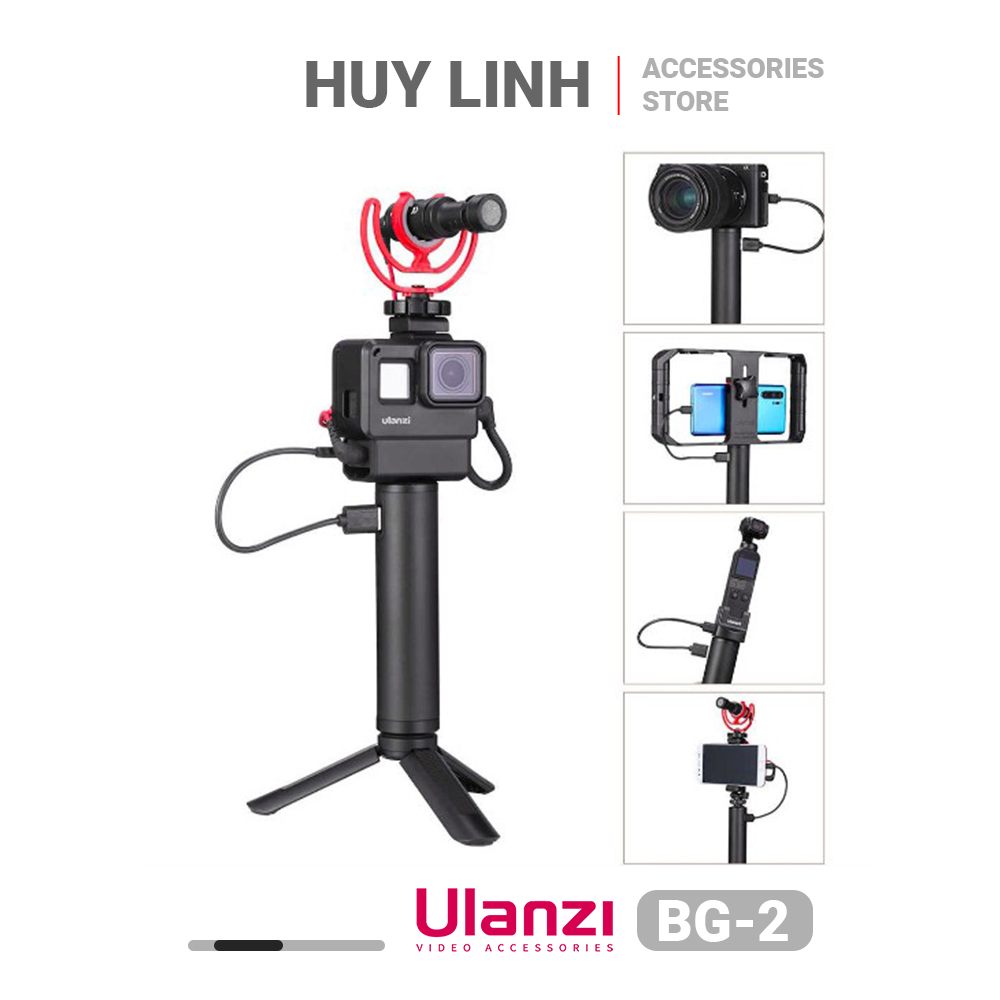 Sạc dự phòng ulanzi bg-2 / bg-3/ bg-4 dung lượng pin 6800mah cho gopro, camera, dji osmo pocket, điện thoại
