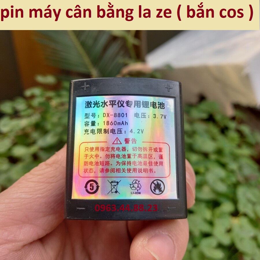 Pin sạc máy bắn cốt, máy cân mực laze l pin tia