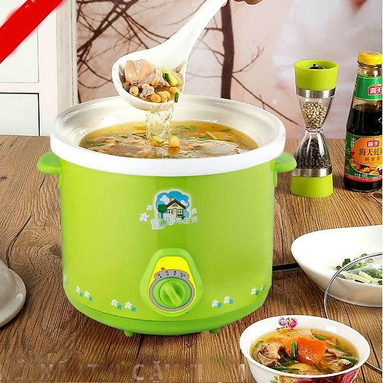 Nồi hầm cháo chậm, nồi tiềm nấu cháo chậm kho cá hầm chưng yến đa năng 2.5l - hàng chính hãng