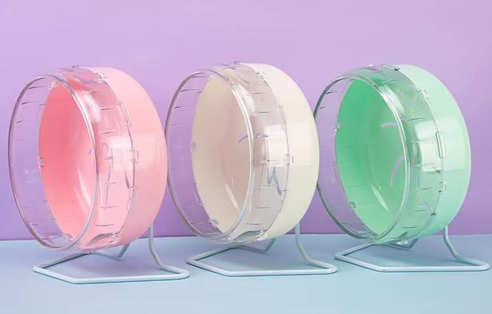 Wheel Silent 23cm cho hamster, sóc, nhím...