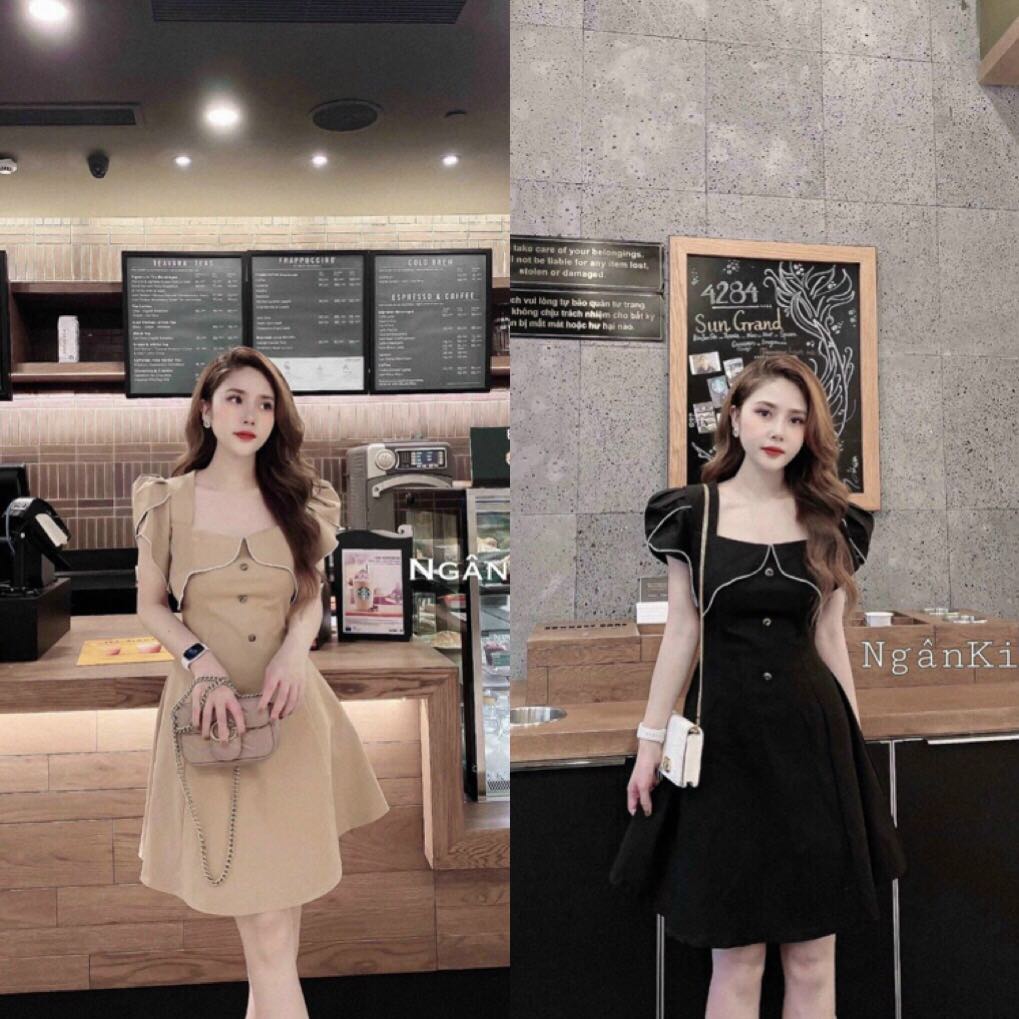 ĐẦM XÒE DỰ TIỆC SANG TRỌNG PHỐI NÚT SIÊU DỄ THƯƠNG