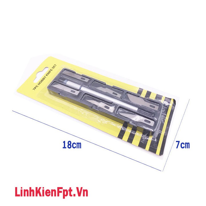 Dao trổ , Dao Khắc đa năng 7 chi tiết