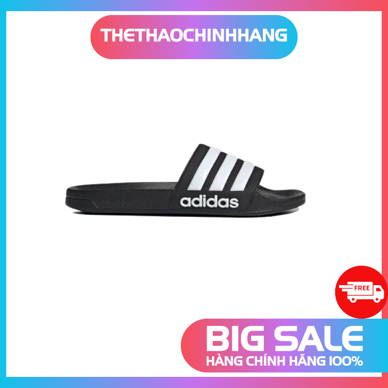 Thethaochinhhangdép adidas adilette shower gz5922 slippers white black