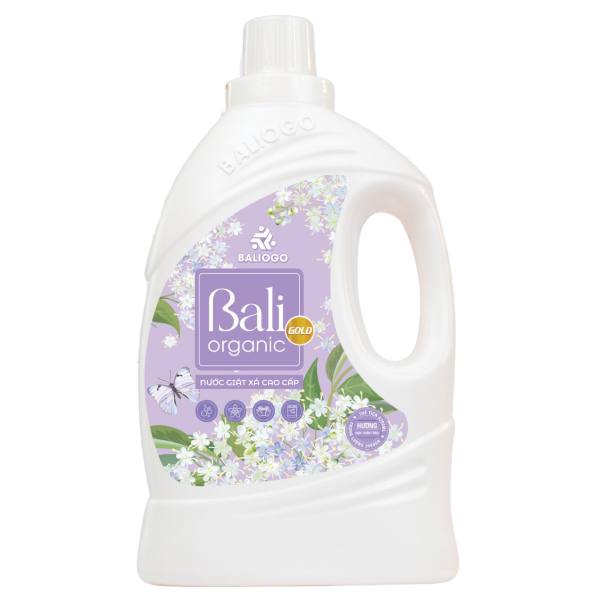 Bali Gold Organic Laundry Detergent 3.2 Liter (Combo of 2 Cans) Mild, Concentrated Fragrance, Long-Lasting Scent - 6