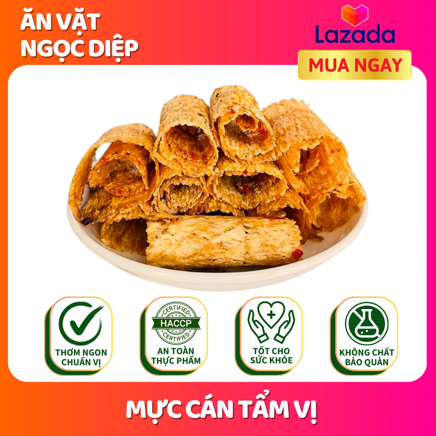 Mực cán tẩm vị tân lộc phát | thơm ngon chuẩn vị