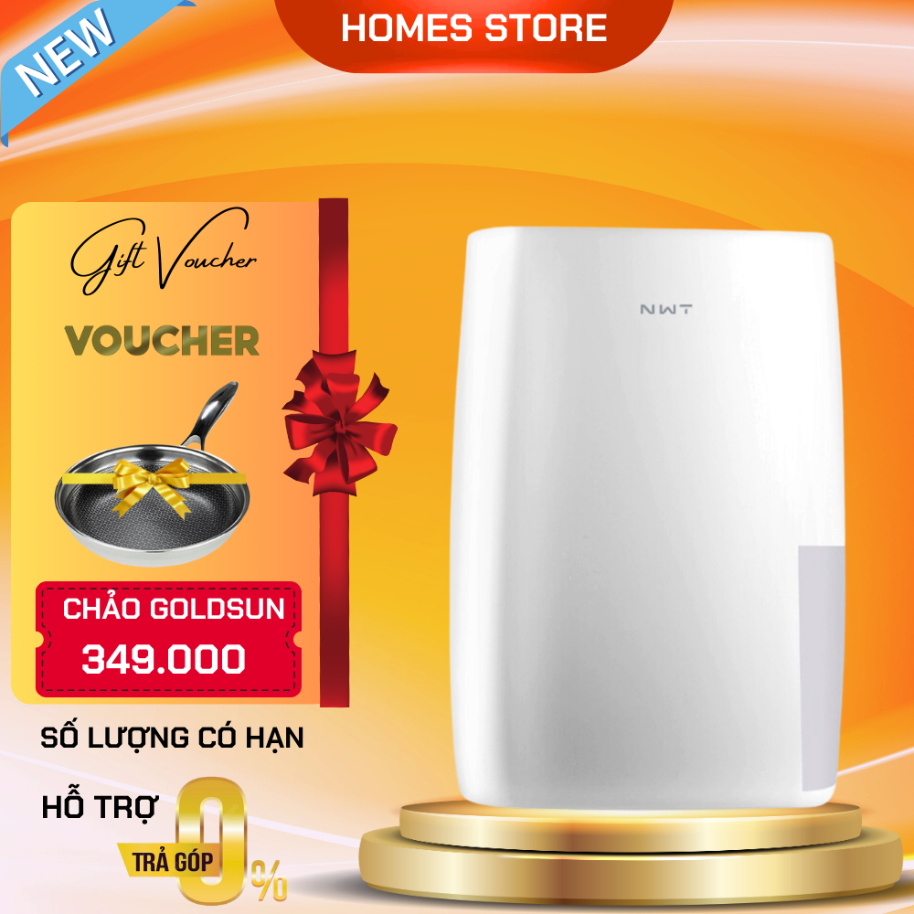 Máy hút ẩm xiaomi new widetech 12l/18l cảm ứng hiển thị thông số kết nối app phù hợp không gian 50 m2, công suất 240w - hàng nhập khẩu