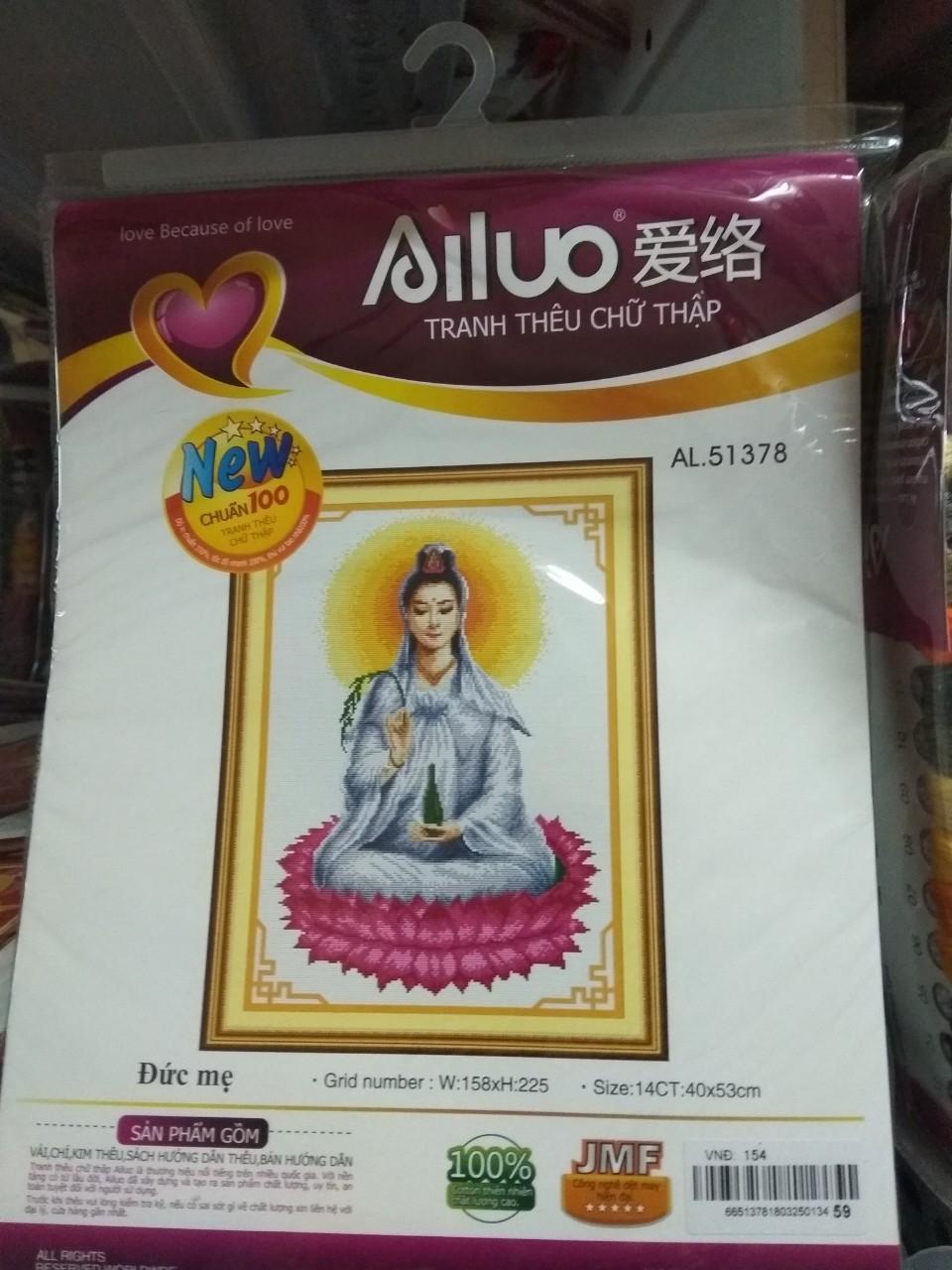 Tranh thêu quan âm 51378