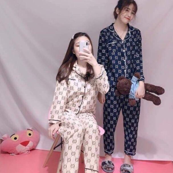 Bộ quần áo dài tay nam nữ, bộ pijama sang chảnh họa tiết cực đẹp