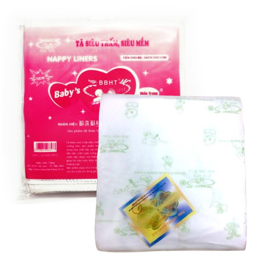 Combo 5 gói Miếng Lót phân xu Hiền Trang 3 lớp cho bé