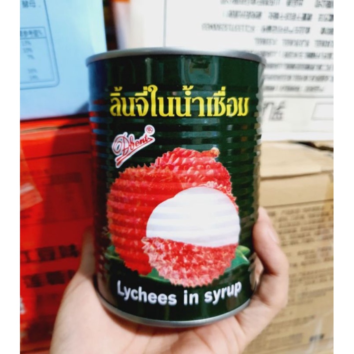 Lon vải ngâm thái lan dbent 565g