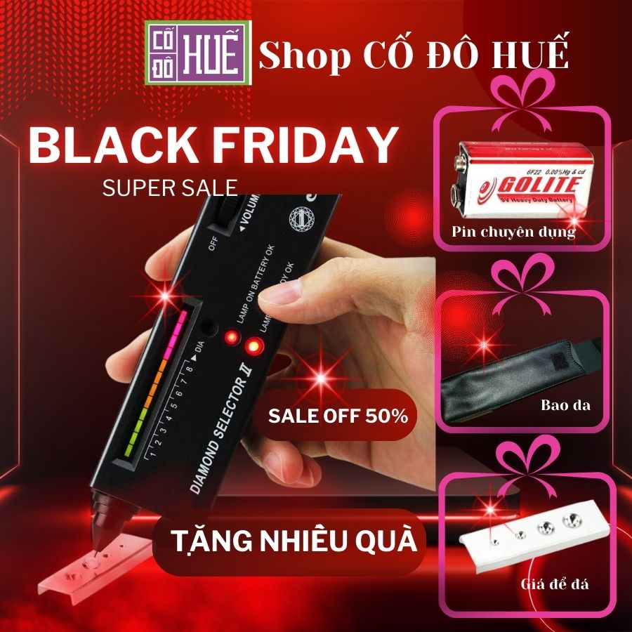 Bút thử kim cương, đá quý - tặng kèm pin chuyên dụng