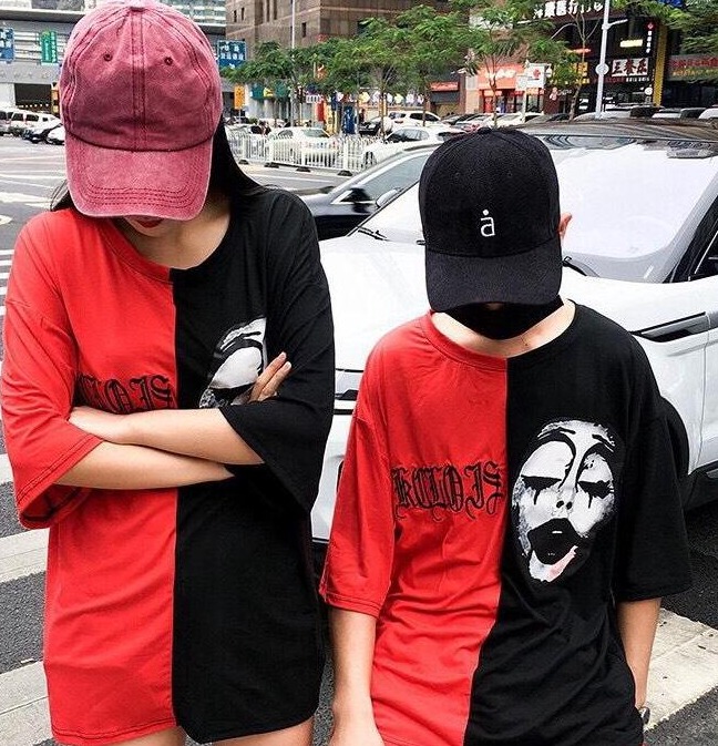 Áo Thun Qủy Đỏ Nam Nữ tay lỡ  form rộng rãi  thỏa mái chất đẹpnn