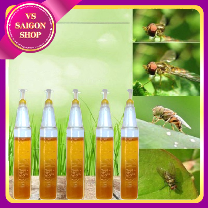 [ SET 5 ỐNG] CHẤT DẪN DỤ RUỒI VÀNG ĐỤC TRÁI: Diệt Ruồi Vàng, Giảm Nỗi Lo Nhà Vườn