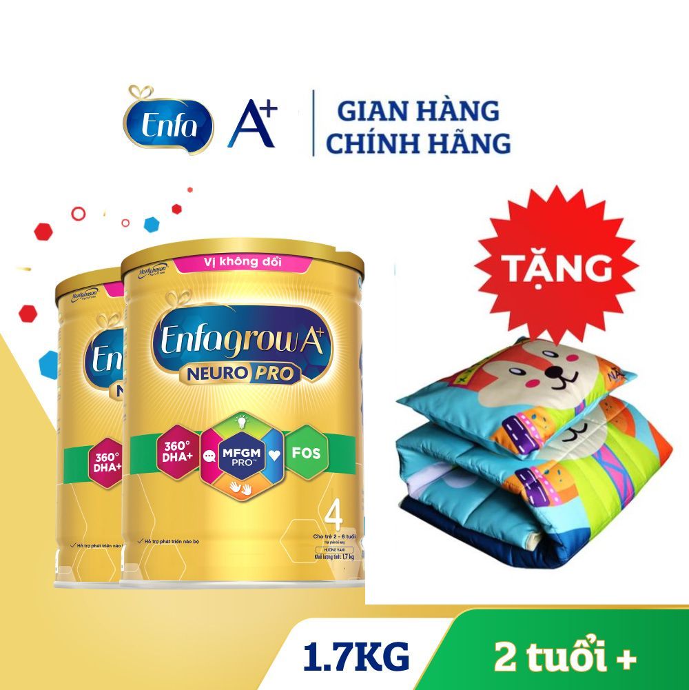 Combo 2 lon sữa bột enfa a+ 4 1700g/lon
