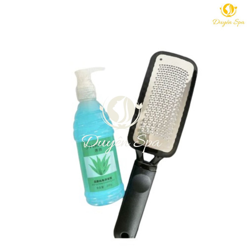 Bộ sản phẩm bàn chà gót chân & kem làm mềm da
