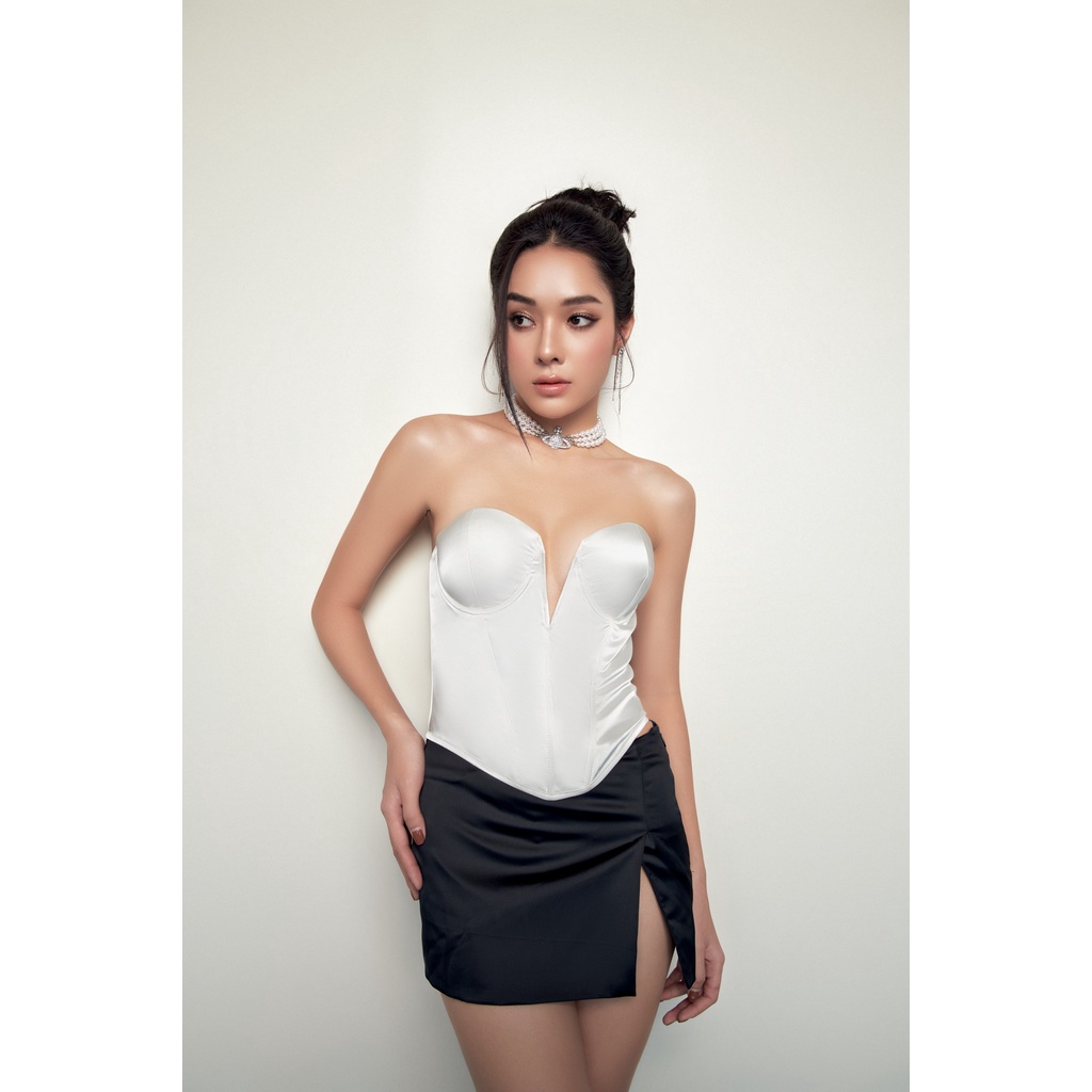 Chân váy ngắn xẻ cao sexy magnolia - tipblu