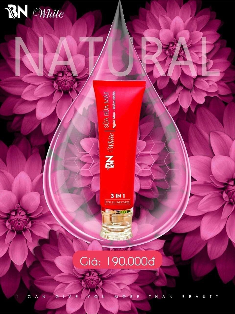 [HCM]Sữa Rửa Mặt BN WHITE MẪU MỚI 190k