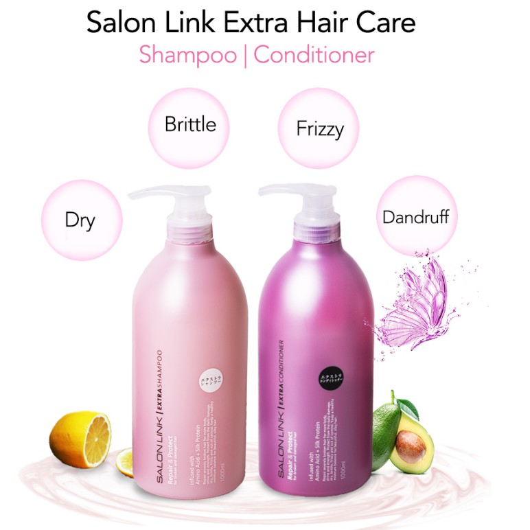 Dầu gội và xả salon link extra 1000ml của nhật bản - akiko