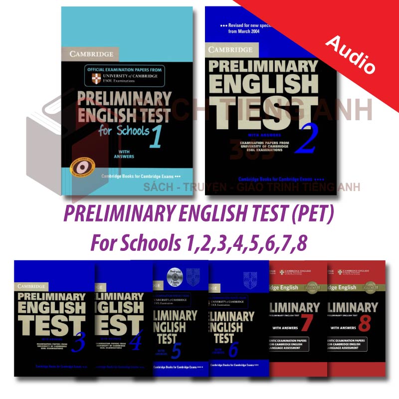 Cambridge Preliminary English Test - 1,2,3,4,5,6,7,8 PET