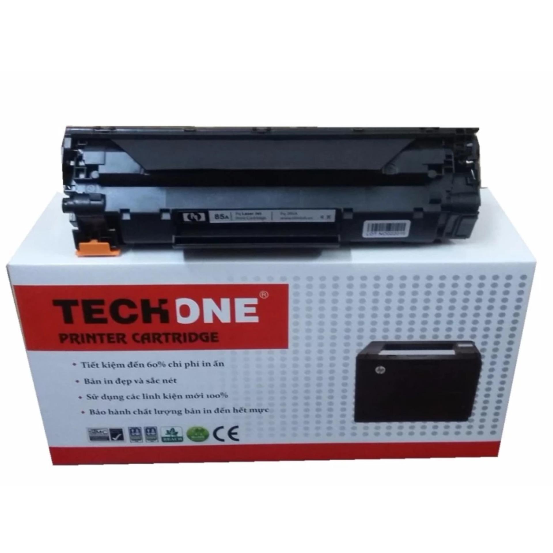 Hộp mực dùng cho HP LaserJetP1102W Printer thương hiệu Techone (Catridge 85A- 325 - Đen)