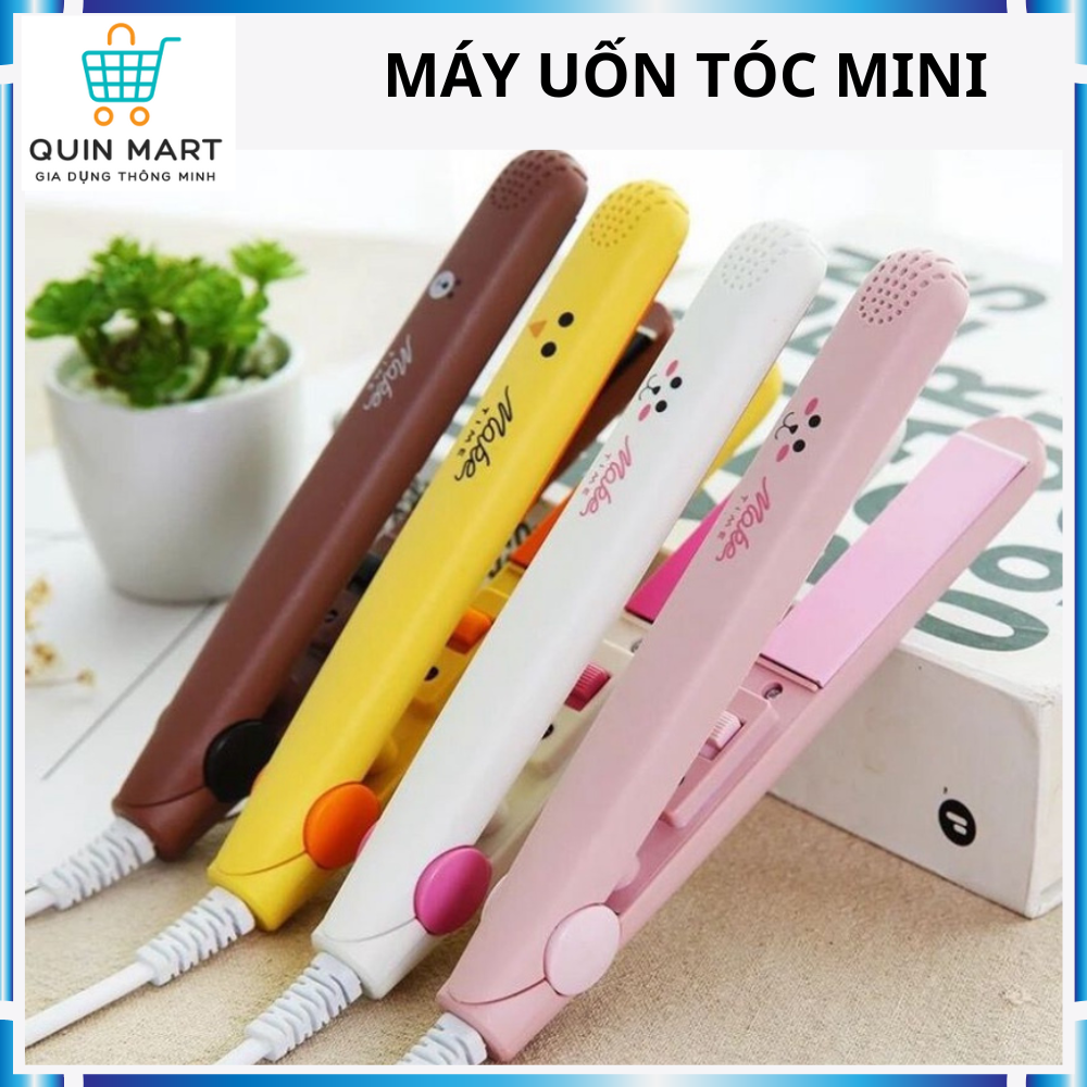 Máy làm tóc mini duỗi kẹp tóc phồng máy làm tóc xoăn gợn sóng đa năng chuyên nghiệp, máy là tóc đa năng