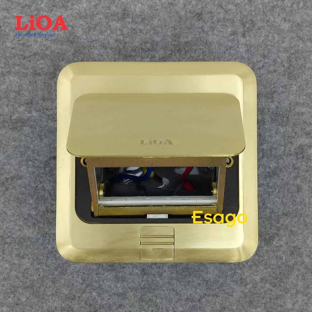 Ổ cắm âm sàn loại vuông LiOA