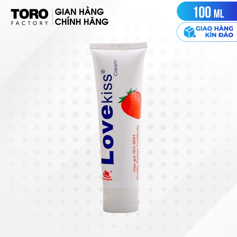 Gel bôi trơn hương dâu Love Kiss - Chai 100ml | TORO FACTORY