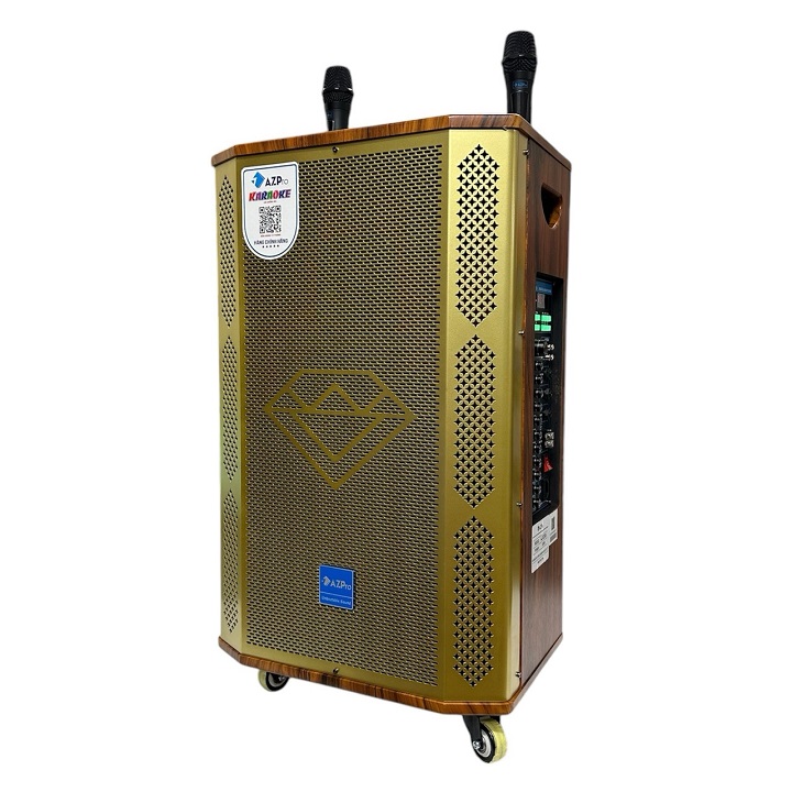 Loa kéo Bluetooth chính hãng AZPRO,AZ-D2506 mẫu mới mạch 12 núm chỉnh có Revert,Bass 40-4 đường tiến
