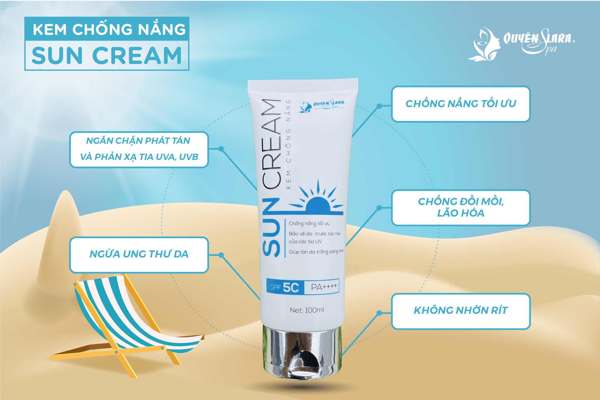 Combo 2 lọ kem chống nắng quyên lara,chống nắng dưỡng da, chống tia UV, với tinh chất từ thiên nhiên, chống tia UV CHEOON SPF50-