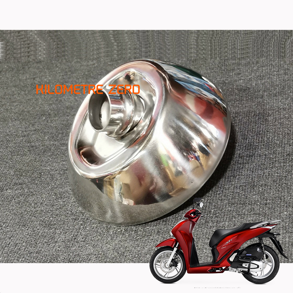 Chụp đích pô sh 150cc 2020 - 2022 inox