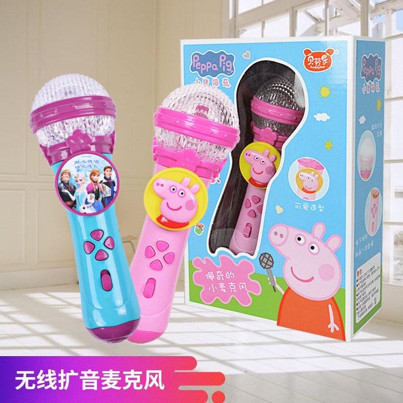 Dành cho bé mê elsa nữa đây ạ. Đảm bảo cô bé nào cũng mê tít cho xem Micro Hát Karaoke có khả năng phát nhạc là món đồ chơi vô cùng thú vị dành cho các bé, đặc biệt nâng cao khả năng sáng tạo, khả năng tư duy âm nhạc của bé Có nút phụ họa đ