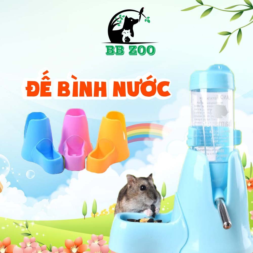 Đế Bình Nước Bằng Nhựa Cho Hamter Bọ Thỏ Sóc - FREE SHIP - Dành cho Hamster, sóc, bọ