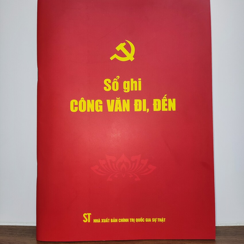 Sổ ghi công văn đi-công văn đến