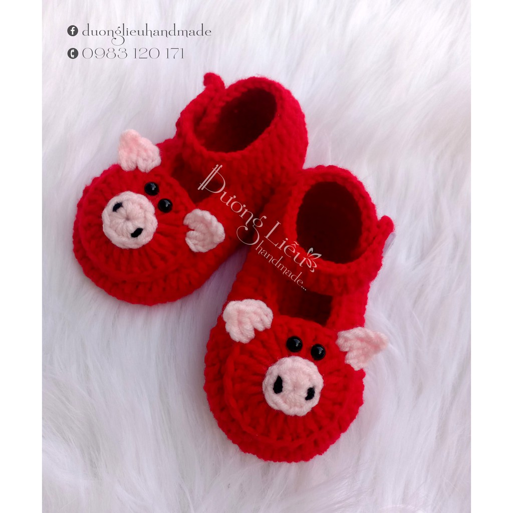 Giày len cho bé từ 0 đến 12 tháng