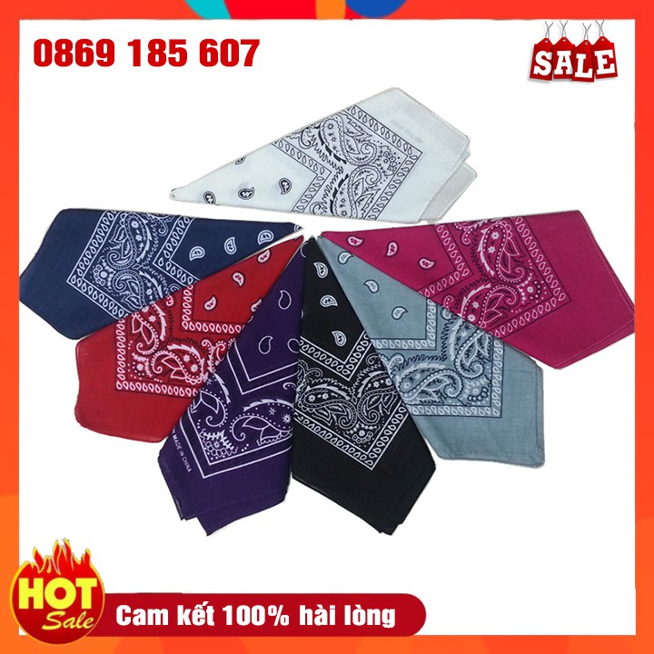 Khăn Bandana Đa Năng Họa Tiết Cá Tính - Khăn Turban Bandana HipHop