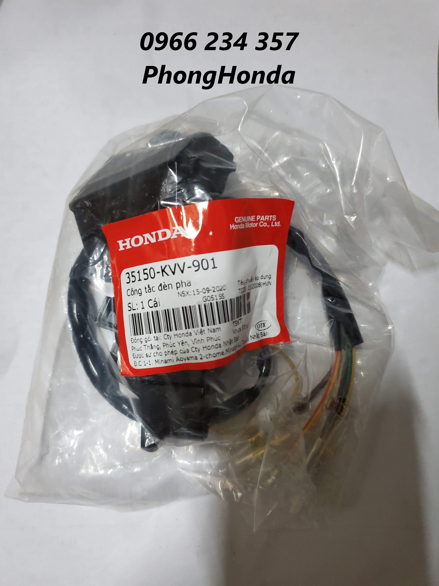 Cùm công tắc , công tắc đề , công tắc xi nhan super dream chính hiệu honda