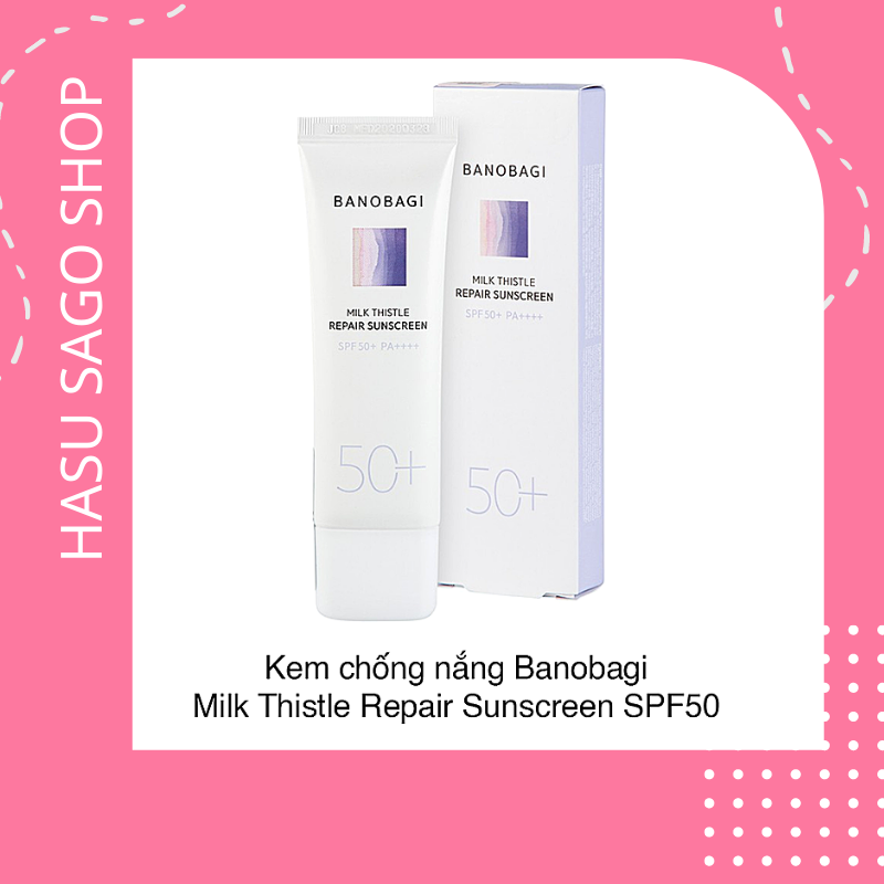 [GIẢM 5% ĐƠN 129K][Chính hãng] Kem Chống Nắng Banobagi SunScreen Spf 50+ PA++++ MILK THISTLE REPAIR SUNSCREEN