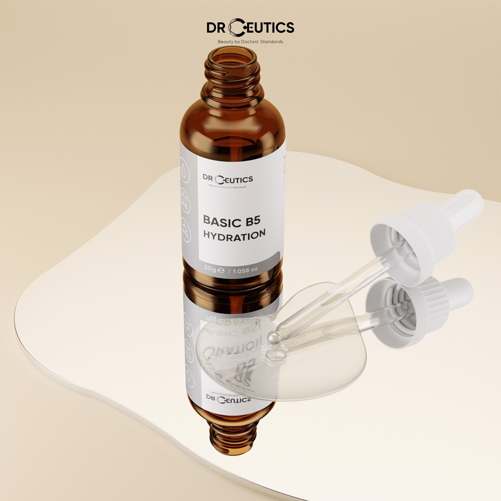 Serum basic b5 hydration drceutics - cấp ẩm phục hồi da làm dịu mềm mịn da - phù hợp da dầu mụn sau peel da laser