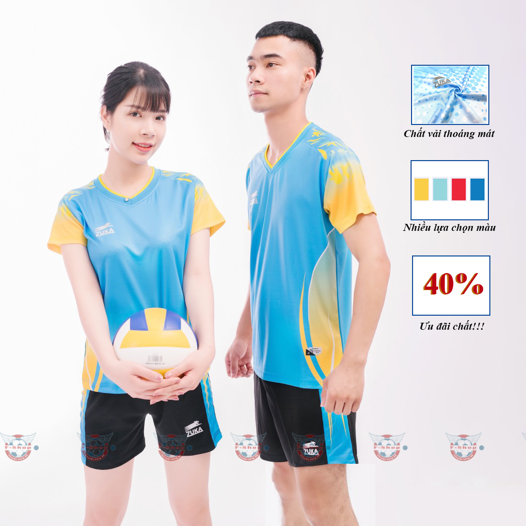 Bộ Quần Áo Bóng Chuyền Nam Nữ Z02- Bộ quần áo bóng chuyền tay ngắn - Đồ bóng chuyền cao cấp
