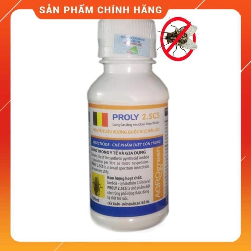 Diệt ruồi, muỗi proly 2.5cs chai 100ml