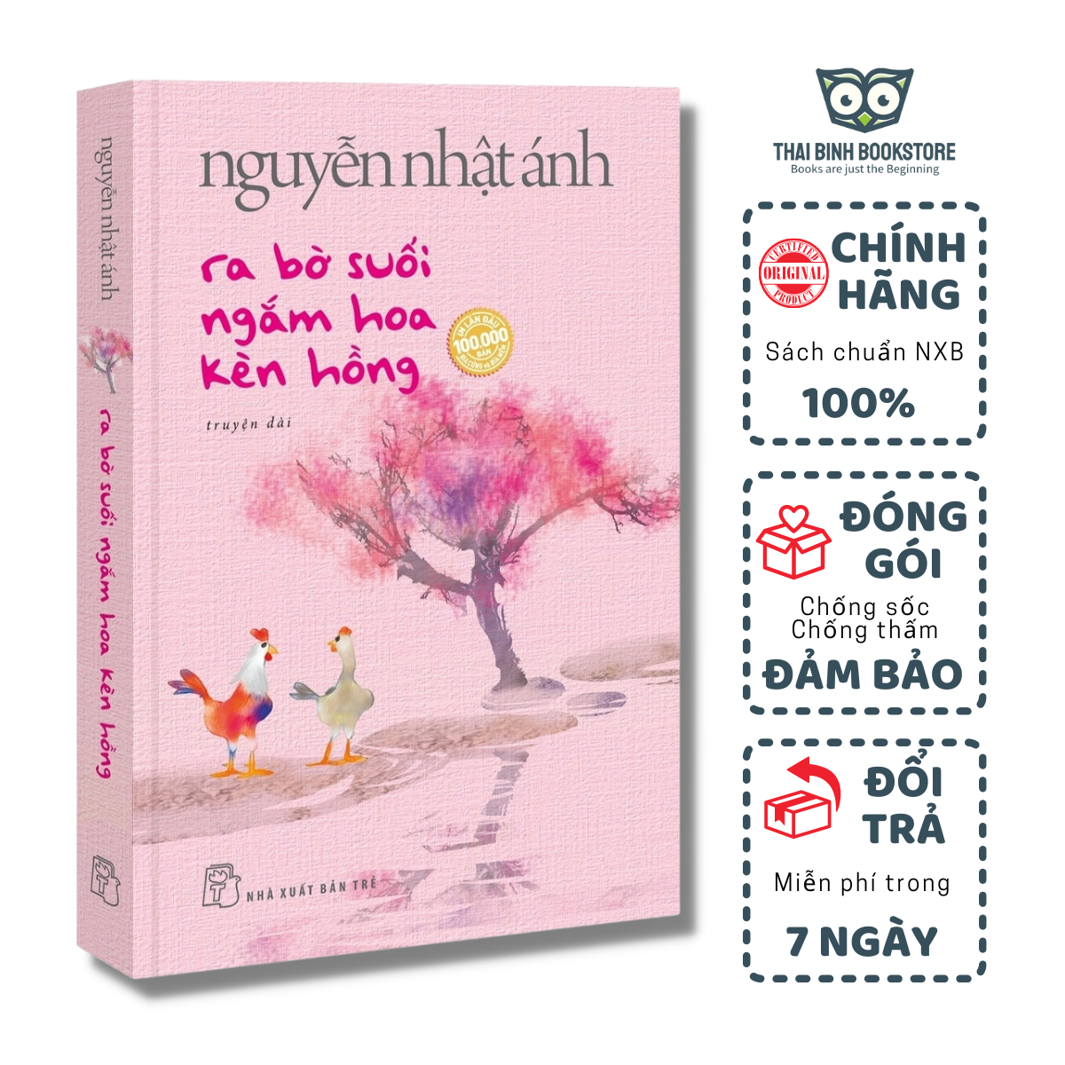 Sách - Ra Bờ Suối Ngắm Hoa Kèn Hồng - Tiểu Thuyết - Nguyễn Nhật Ánh - Thái Bình Bookstore