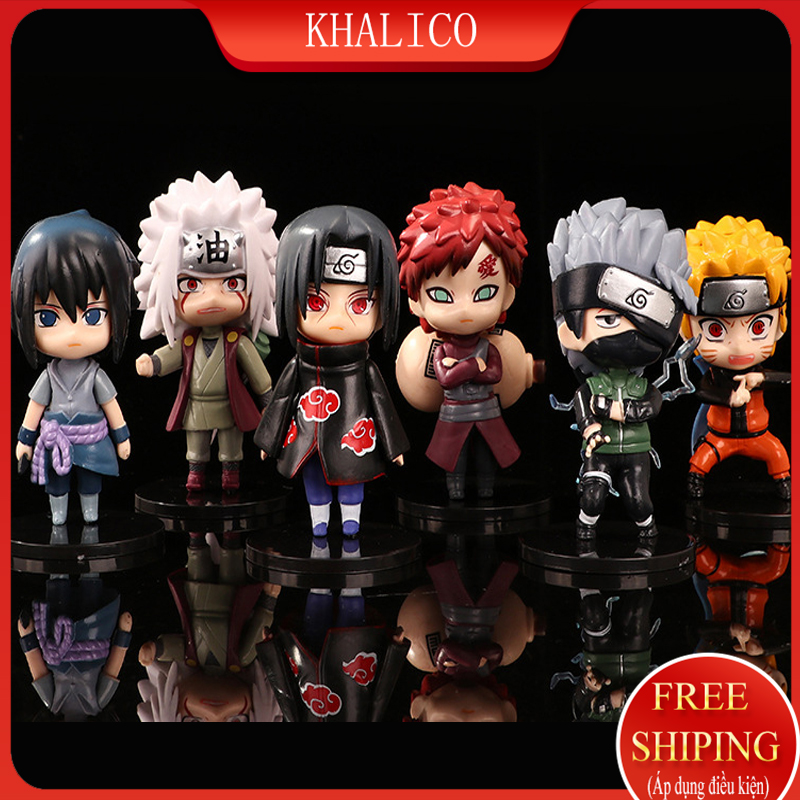 [FREESHIP] [Trọn bộ 6 nhân vật] Đồ chơi mô hình nhân vật Anime Naturo thế hệ thứ 2 hàng chuẩn đẹp KHALIK - DCANIME-NATURO020