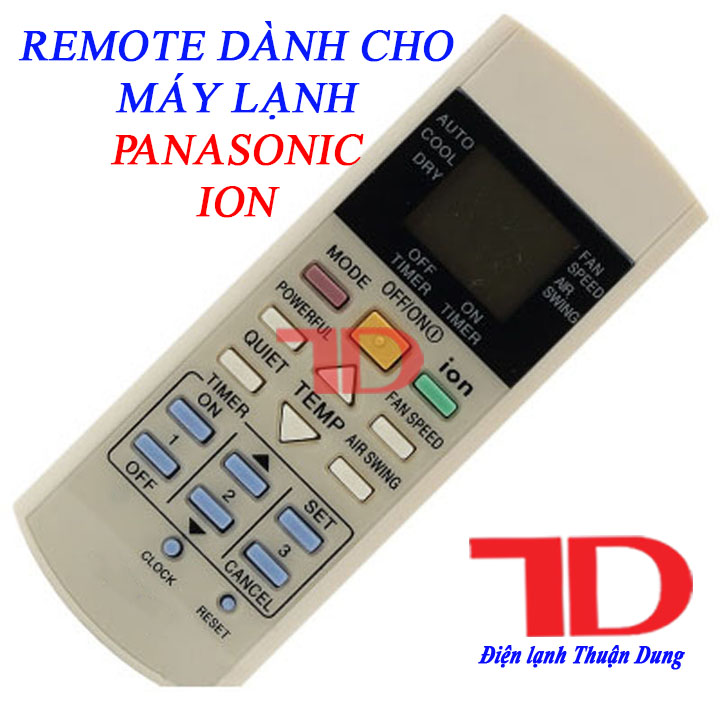 Remote điều khiển dành cho máy lạnh PANASONIC - Điện Lạnh Thuận Dung