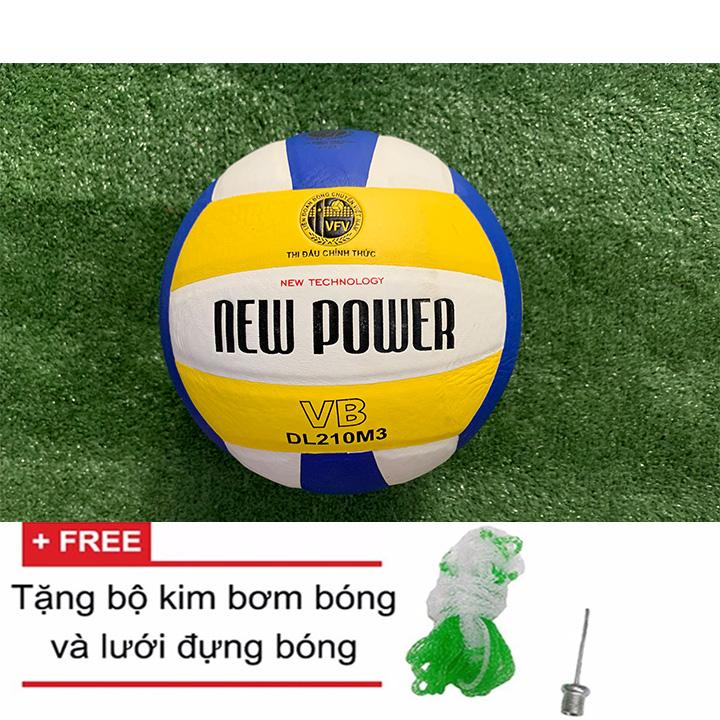 Bóng chuyền Động Lực Ebete DL 210M3-Tặng kim bơm và lưới đựng bóng