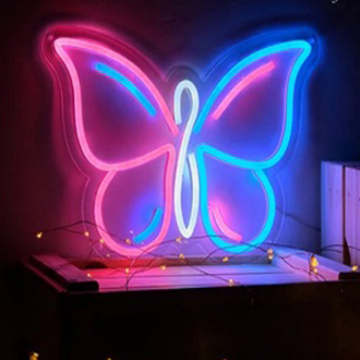 Đèn led neon trang trí | hình con bướm | kt 30 x 25cm | decor phòng ngủ | đèn ngủ |quà tặng cực chất